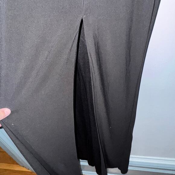 Ieena for MacDuggal Jersey  V-Neck Long Sleeve t Sheath Gown NWT Size 12 - Picture 9 of 12